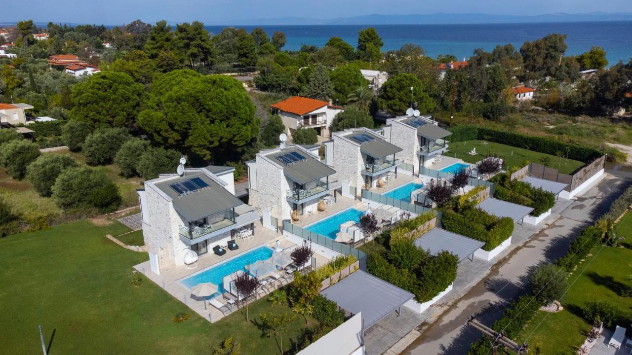 White Pearl Villa Pefkochori Exterior foto